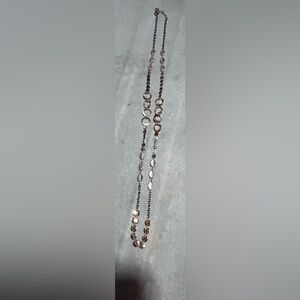 ⭐️bundle 3/$6 
 Set of 2 Vintage Silver and Blue Beaded Necklaces